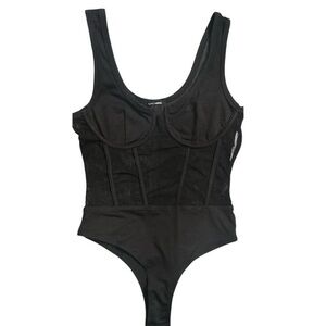 Black Corset Bodysuit